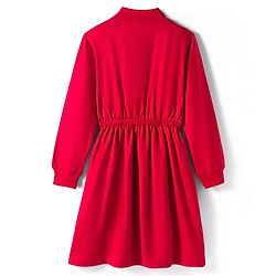 Pine Kids Cotton Knit Full Sleeves Winter Sweatshirt Dress With You are Enough Text Print - Red