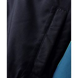 Pine Active Woven Athleisure Full Sleeve Jacket with Abstract Print - Black
