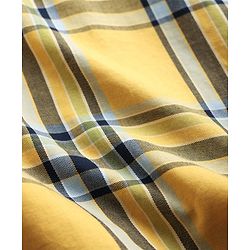 Pine Kids Cotton Woven Full Sleeves Checkered Shirt With T-Shirt - Yellow