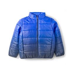 Pine Kids Woven Full Sleeves Padded Jacket with Ombre Print - Blue