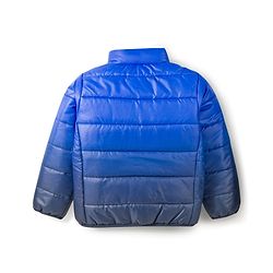 Pine Kids Woven Full Sleeves Padded Jacket with Ombre Print - Blue
