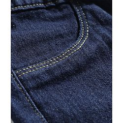 Pine Kids Denim Woven Ankle Length Washed Jeggings - Navy Blue