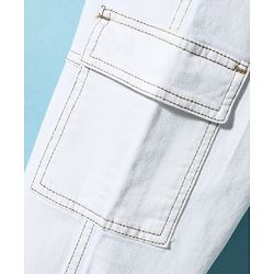 Pine Kids Denim Woven Full Length Washed Jeans - Navy Blue