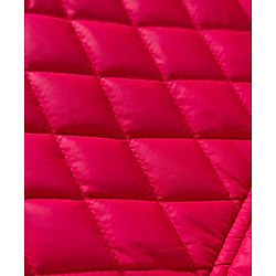 Pine Kids Woven Full Sleeves High Neck Solid Quilted Jacket - Red