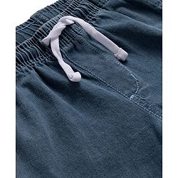 Pine Kids Denim Woven Full Length Washed Jeans With Pocket - Blue
