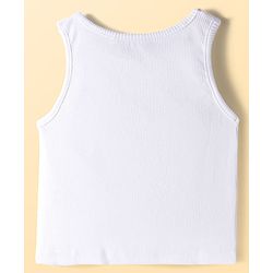 Pine Kids Cotton Woven Half Sleeves Solid Color Shrug with Pockets & Top - Wine & White