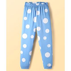 Pine Kids Disney Single Jersey Knit Full Sleeves Night Suit with Elsa Graphics - Light Blue