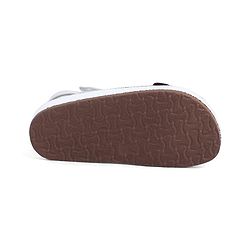 Pine Kids Solid Sandals with Velcro Closure - Brown