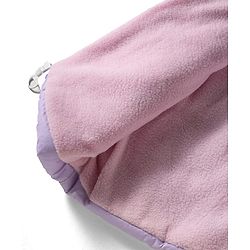 Pine Kids Woven Full Sleeves Hooded Puffer Winter Jacket with Tie & Dye - Pink