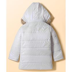 Pine Kids Cotton Woven Hoodies Full Sleeves Lavender 6-7 Years