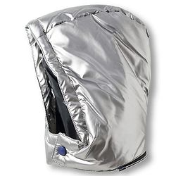 Pine Kids Woven Full Sleeves Solid Color Padded Jacket with Detachable Hood - Silver