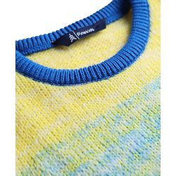 Pine Kids Knit Full Sleeves Pullover Sweater with Ombre Design - Multicolor