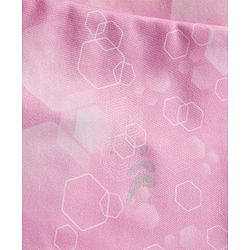 Pine Active Full Length High Stretch Leggings With Pentagon Print - Pink