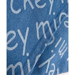 Pine Kids Disney Denim Woven Full Length Jeans With Mickey Mouse Print - Blue