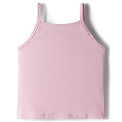 Pine Kids Cotton Elastane Knit Singlet Sleeves Solid Color Slips Pack of 3 (Color May Vary)