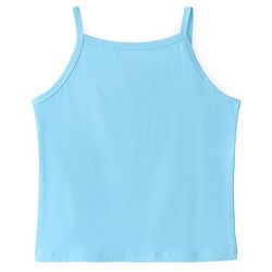 Pine Kids Cotton Lycra Knit Sleeveless Solid Color Slips Pack of 3 ( Color May Vary)