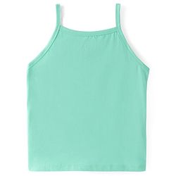 Pine Kids Cotton Lycra Knit Sleeveless Solid Color Slips Pack of 3 (Color May Vary)