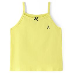 Pine Kids Cotton Lycra Knit Sleeveless Solid Color Slips Pack of 3 (Color May Vary)