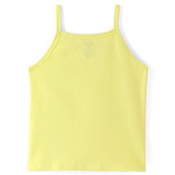 Pine Kids Cotton Lycra Knit Sleeveless Solid Color Slips Pack of 3 (Color May Vary)