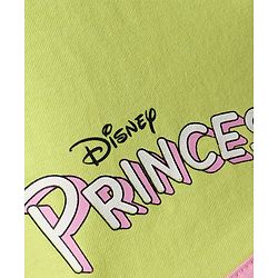 Pine Kids Disney Single Jersey Knit Half Sleeves Shorts Night Suit with Disney Princess Cinderella Graphics - Limegreen