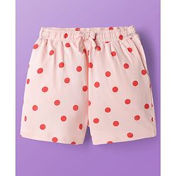Pine Kids Disney Single Jersey Knit Half Sleeves Shorts Night Suit with Disney Princess Ariel Graphics - Pink