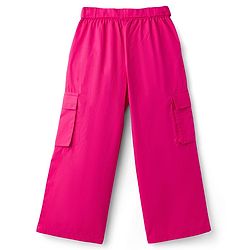 Pine Kids Cotton Sleeves Knit Half Sleeves Solid Color Shirt Style Top and Pant Set with Belt - Dark Pink