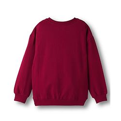 Pine Kids Looper Knit Full Sleeves Winter Wear Suit Set with California University League Print - Scarlet Smile Maroon