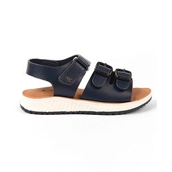 Pine Kids Velcro Closure Solid Colour Sandals -Navy Blue