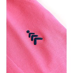 Pine Kids Knit Full Length Solid Color Leggings - Dark Pink