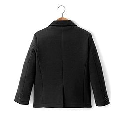 Pine Kids Knit Full Sleeves Solid Blazer - Black