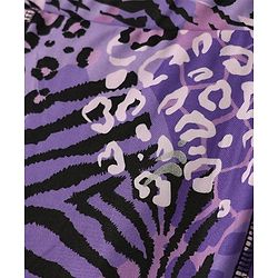 Pine Active Knit Full Length Super Stretch Printed Leggings - Violet