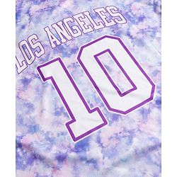 Pine Active Knit Half Sleeves T-Shirt with Text Print - Lavender