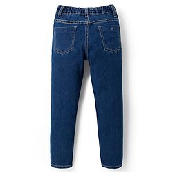 Pine Kids Denim Woven Cut & Sew Solid Color Jeans - Navy Blue