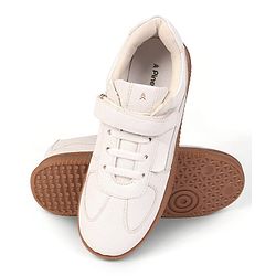 Pine Kids Velcro Closure Sneakers - Beige & Off White