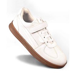 Pine Kids Velcro Closure Sneakers - Beige & Off White