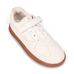 Pine Kids Velcro Closure Sneakers - Beige & Off White