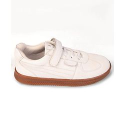 Pine Kids Velcro Closure Sneakers - Beige & Off White