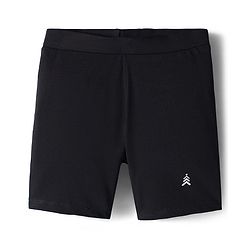 Pine Kids Cotton Lycra Knit Above Knee Length Solid Cycling Shorts Pack of 3 - Black