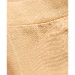 Pine Kids Cotton Lycra Knit Above Knee Length Solid Cycling Shorts Pack of 3 - Tan
