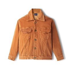 Pine Kids Cotton Woven Full Sleeves Solid Coloured Jacket - Khaki