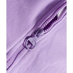 Pine Kids Knit Full Sleeves Solid Hooded Sweatjacket With Kangaroo Pockets - Lavender
