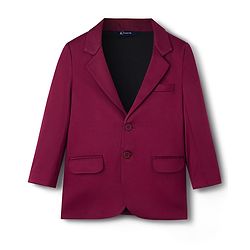 Pine Kids Knit Full Sleeves Solid Blazer - Wine