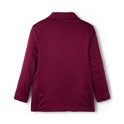 Pine Kids Knit Full Sleeves Solid Blazer - Wine