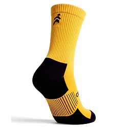 Pine Active Cotton Lycra Knit Terry Breathable Knee Length Football Socks - Yellow