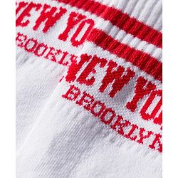 Pine Active Cotton Lycra Knit Terry Breathable Knee Length Football Socks - White