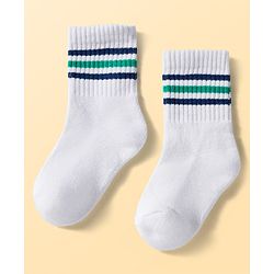 Pine Active Cotton Lycra Knit Terry Breathable Calf Length Athletic Socks Pack of 3 - Multicolor