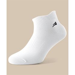 Pine Active Cotton Lycra Knit Terry Breathable Ankle Length Athletic Socks Pack of 3 - Multicolor