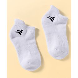 Pine Active Cotton Lycra Knit Terry Breathable Ankle Length Athletic Socks Pack of 3 - Multicolor