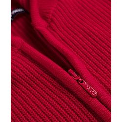 Pine Kids Knit Full Sleeves Solid Color Hooded Front Open Sweater - Black