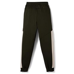 Pine Active Knit Full Length Super Stretch Jogger With Brand Logo Print - Dark Green